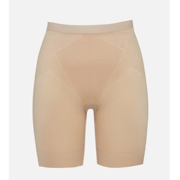 NWT Spanx Thinstincts® 2.0 Mid-Thigh Short Size Small Nude NEW - Picture 1 of 10